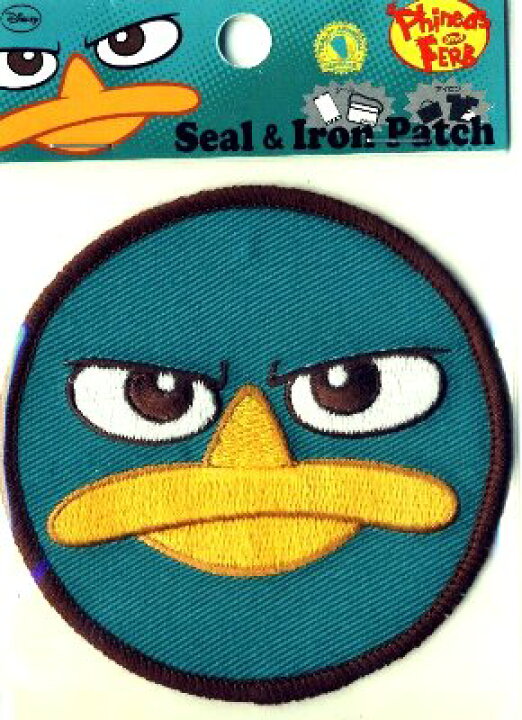 楽天市場 キャラクター 刺しゅう ワッペン フィニアスとファーブ Face キャラクターワッペン アップリケ アイロン 刺繍 かわいい おしゃれ マーク キッズ 子供 こども 男の子 女の子 入園 入学 手芸のピロル