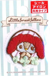 キャラクター 刺しゅう ワッペン マイ メロディ ( リトルフォレストフェロォ ) ( キャラクターワッペン アップリケ アイロン 刺繍 かわいい おしゃれ マーク キッズ 子供 こども 男の子 女