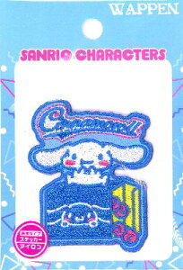キャラクター 刺しゅう ワッペン シナモロール ( ガム ) ( キャラクターワッペン アップリケ アイロン 刺繍 かわいい おしゃれ マーク キッズ 子供 こども 男の子 女の子 入園 入学 )