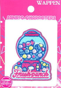 キャラクター 刺しゅう ワッペン フレッシュパンチ ( ガムボール ) ( キャラクターワッペン アップリケ アイロン 刺繍 かわいい おしゃれ マーク キッズ 子供 こども 男の子 女の子 入園 入