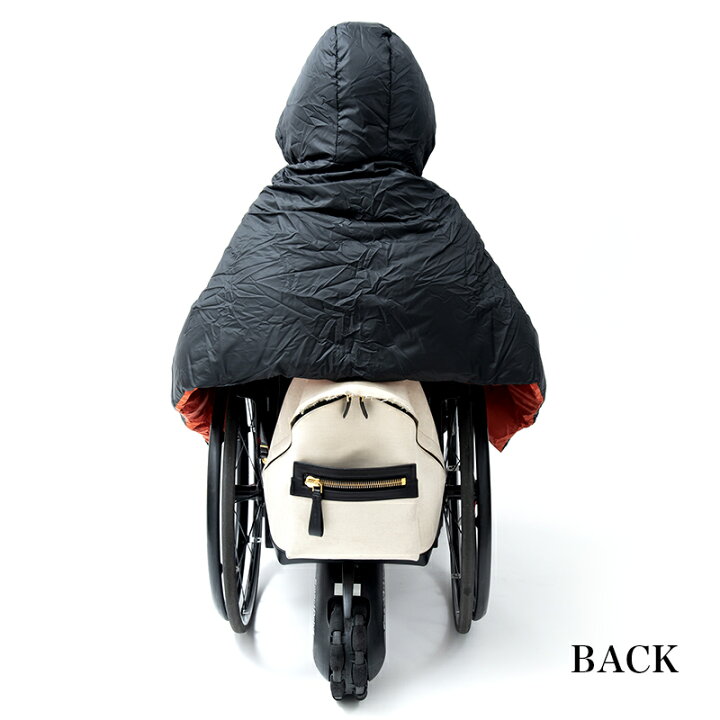 楽天市場】【温かい 車椅子の防寒に最適 ダウン増量】ダウンポンチョ  