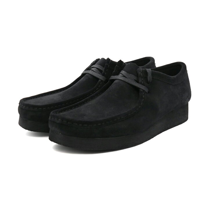 楽天市場】ブーツ クラークス Clarks ワラビー2 ブラックスエード 黒 