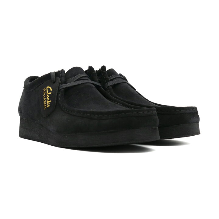 楽天市場】ブーツ クラークス Clarks ワラビー2 ブラックスエード 黒 