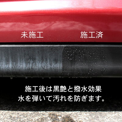 楽天市場 100円offクーポン 車 モールコーティング剤 窓枠 モール 樹脂復活 コーティング Black Shield 30ml 日本製 プロ仕様 黒艶 復元 1年耐久 樹脂パーツ 復活 ゴムパーツ ゴム復活剤 黒樹脂復活 未塗装樹脂コーティング 樹脂用 樹脂バンパー 色ヤケ 色褪せ