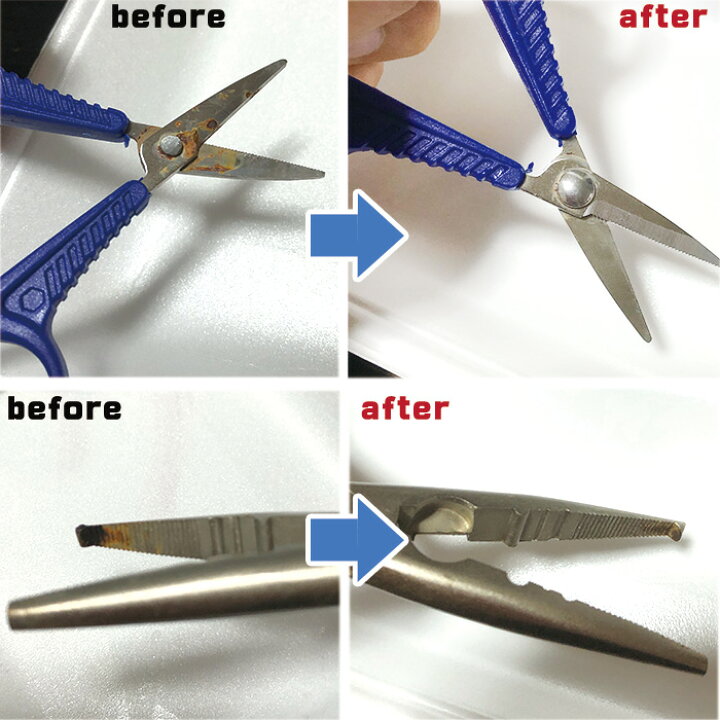 お買得 さびとり プライヤー 釣具 釣り Aqua クリーナー サビ落とし 具 Remover メンテナンス スプレー 30ml