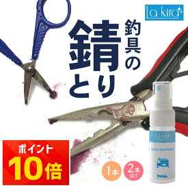 【楽天1位】釣具 サビ取り スプレー 錆落とし 錆除去 リール フック プライヤー ハサミ サルカン スプリットリング 錆び取り液 固着除去 動き改善 回らない 動かない サビ復活 防錆 日本製 ステンレス対応 30ml クロス付き 釣り具 メンテナンス用品