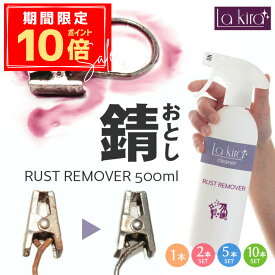＼P10倍＋10％OFFクーポン／【プロ仕様 即効5分】サビ取り スプレー 500ml 中性 錆取り剤 錆び落とし 除去剤 青錆 真鍮 ネジ 工具 自転車 チェーン 浴槽 流し台 ステンレス 鉄部 塗装OK 強力 錆除去 さびとり スプレータイプ 日本製 サビ取りスプレー プロ仕様 燃料タンク 自
