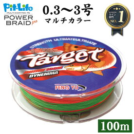 【SS限定半額セール】PEライン 100m マルチカラー 10mごと色分け 距離が分かる 棚取りしやすい 色で分かる 高視認 安い コスパ最強 4本編み 釣り糸 0.3号 0.6号 0.8号 1号 1.5号 2号 3号 初心者対応 飛距離把握 トラブル軽減 アジング メバリング シーバス エギング対応