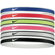 NIKE(ナイキ)ナイキ チップ スウッシュ スポーツ ヘッドバンド ヘアバンド 6本パック 2.0マルチアスレウ…