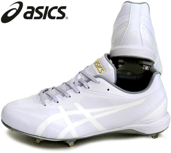 楽天市場】アシックス asicsゴールドステージ MA WHT野球 BASEBALL 金具 白スパイク21SS (1121A056-110) :  ピットスポーツ 楽天市場店