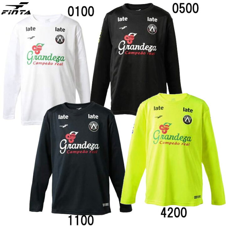 楽天市場】JR GDZ L/S プラクティスシャツ【FINTA】フィンタジュニア サッカー フットサル ウェア 長袖 プラシャツ21FW（FT8652）  : ピットスポーツ 楽天市場店