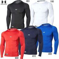 アンダーアーマー UNDER ARMOUR ヒートギアアーマー コンプレッション ロングスリーブ クルー(ベースボー…