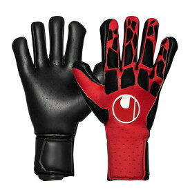 ウール uhlsport ハイパーレッド スーパーグリップ+ ハーフネガティブ サッカー キーパーグローブ キーテ 22FW(101123204)