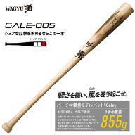和牛JB バーチ材硬式木製バット (Gale) ゲイル野球 軽量 (中学硬式 高校 大学社会人 ) 22FW(GALE005)