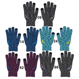 ミズノ MIZUNO ニット手袋(タッチパネル対応) ユニセックス スポーツ クセサリー 手袋 23AW（32JYA504）