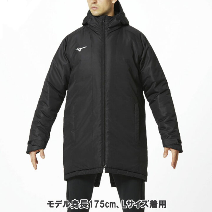 楽天市場】ミズノ MIZUNO 発熱素材 ブレスサーモ中綿ミドル丈コート  
