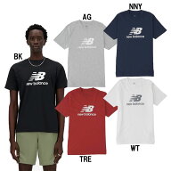 ニューバランス newbalance Stacked Logo ショートスリーブTシャツ スポーツウェア Tシャツ トレーニング…