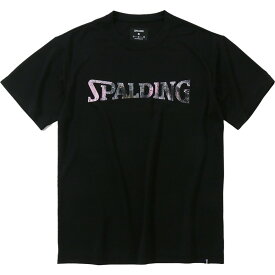 spalding(スポルディング)Tシャツ ウォールペイント ロゴバスケット 半袖Tシャツ(smt23114-1000)