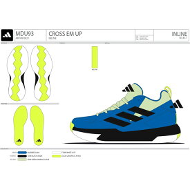 adidas(アディダス) Cross Em Up Select J バスケットボール シューズ バスケットボールシューズ IF0821