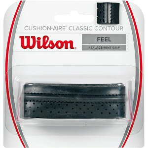 �y���b�g�̔��F���萔6�zWilson(�E�C���\��)CA CLASSIC CONTOUR REPL GRIP BK�e�j�X ���P�b�g �G�i(wrz4203-bk)