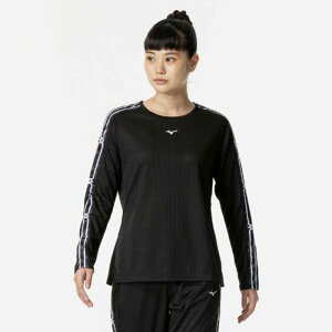 ミズノ MIZUNO汗処理/通気 ドライエアロフローTシャツ 長袖トレーニング ウィメンズ Tシャツ(32MAB824)