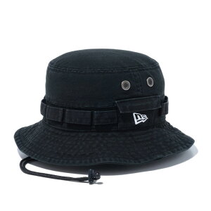 NEWERA(j[G)ADVENTURE WASHED DUCK BLK WHT 25JEFALbv14524834