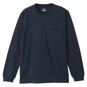�w�C���Y hanesL/S POCKET T-SHIRTBEEFY-T�E�F�A(�����Y)(H5196)