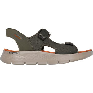 skechers(�X�P�b�`���[�Y)42 GO WALK FLEX SANDAL�[�J�W���A���T���_��(229210-olv)