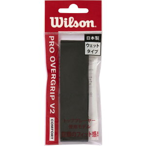 ybg̔F萔6zWilson EC\PRO OVERGRIP V2.0 BLACK 1PKejX Obve[vwr84497020