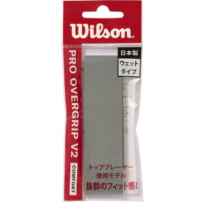 ybg̔F萔6zWilson EC\PRO OVERGRIP V2.0 GRAY 1PKejX Obve[vwr84497030