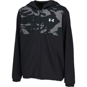UNDER ARMOUR A_[A[}[UA WOVEN FULL-ZIP HOODED JACKET싅\tg{[ g[jOVcY6007975-001