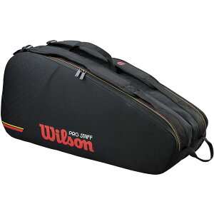 �E�C���\�� Wilson PRO STAFF CLASSIC 6PK RACKET BAG Black�e�j�X �o�b�O ���P�b�g�o�b�O�iwr80518010�j