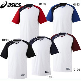 ベースボールシャツ【asics】アシックス野球ウエア17SS（BAD017）