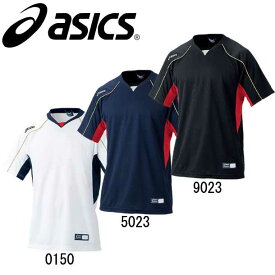 ベースボールTシャツ【asics】アシックスベースボールシャツ 野球ウエア（BAD009）14SS