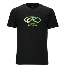 ローリングス Rawlings＜超伸＞オーバルR 半袖TシャツTシャツ Apparel 23FW (AST13F04-B)