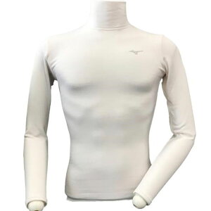 ミズノ MIZUNO発熱素材ブレスサーモインナーシャツ(ハイネック/長袖) メンズトレーニングウエア メンズ ブレスサーモウエア(32JA1U60)