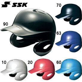 エスエスケイ SSK ソフトボール用両耳付キヘルメット ソフトボール用ヘルメット 野球用品 (H6500)