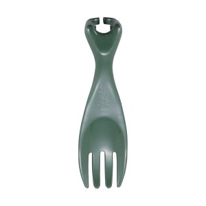 CAPTAIN STAG(キャプテンスタッグ)シェラカップフォーク(オリーブ)トレッキング キャンプ用品 食器 フォーク スプーン(UH3014)