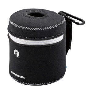 CAPTAIN STAG(�L���v�e���X�^�b�O)CS �g�C���b�g�y�[�p�[�P�[�X�i�u���b�N×�z���C�g�j�L�����v �g���b�L���O �o�b�O �P�[�X(UM1543)