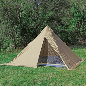CAPTAIN STAG(キャプテンスタッグ)トレッカー ワンポールテント レクタ270UV(カーキ)トレッキング キャンプ用品 テント(UA62)