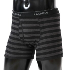 1P BOXER BRIEF (BORDER PRINT)【hanes】ヘインズMEN'S UNDERWEAR ウェア（メンズ）（hm6er301-114）