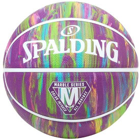 マーブル パープル SZ6【spalding】スポルディングバスケット競技ボール6ゴ(84412z)