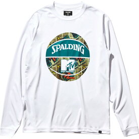spalding(スポルディング)L/STシャツ MTV プレイド ボールバスケット長袖Tシャツ(smt22152m-2000)