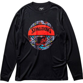 spalding(スポルディング)L/STシャツ MTV プレイド ボールバスケット長袖Tシャツ(smt22152m-1000)