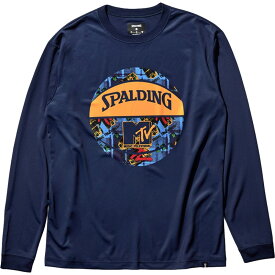 spalding(スポルディング)L/STシャツ MTV プレイド ボールバスケット長袖Tシャツ(smt22152m-5400)