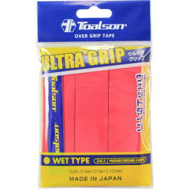 ウルトラグリップ3ボンイリレッドtoalson(トアルソン)テニスグッズソノタ(tg053r)