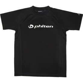 RシャツSP(SMDRY)H S BK ギンS【PHITEN】ファイテンボディケア 半袖Tシャツ(jg349103)