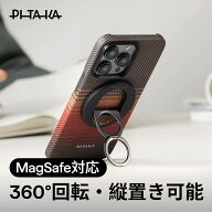 【PITAKA】スマホリング マグネット 360度 横/縦置き スマホグリップ MagSafe MagEZ Grip 3 iPhone 17 Ga…