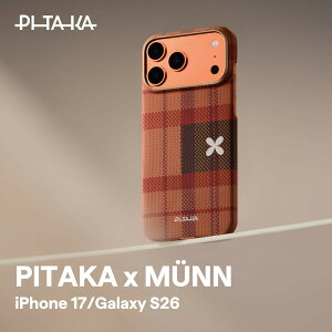 PITAKA × MUNN iPhone 17 Pro �P�[�X iPhone Air �P�[�X iPhone 17 Pro max �P�[�X MagSafe�Ή� Galaxy S26 Ultra �P�[�X �s���{�^���t�� PITAKA �A���~�h�@�� �P�[�X NFC�Ή� ���y�� ���D �ϏՌ� �P�[�X ���C�����X�[�d