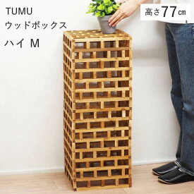 【あす楽】 ボックス 木製 収納 おしゃれ TUMU ウッドディスプレイボックス ハイ M HYHY1003M SOW オープンラック 棚 箱 卓上 ウッドラック 家具 ラック シェルフ ディスプレイラック 飾り棚 北欧 インテリア ディスプレイ 雑貨 小物 リビング キッチン 玄関 店舗 室内
